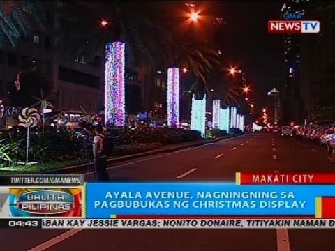 Ayala Avenue, nagningning sa pagbubukas ng Christmas display