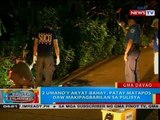 2 umano'y akyat-bahay, patay matapos daw makipagbarilan sa pulisya