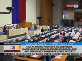 Mga planong proyekto ng gobyerno, maisasakatuparan daw kung ipagkakaloob ang emergency powers