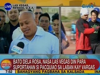 Download Video: UB: PNP Chief Bato Dela Rosa, nasa Las Vegas din para suportahan si Pacquiao sa laban kay Vargas