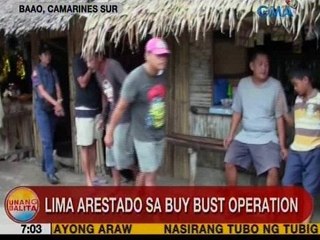 UB: 5 arestado sa buy bust operation sa CamSur