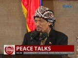 24 Oras: Sec. Dureza, sinundo si Nur Misuari sa Sulu at dinala sa Malacañang