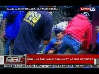 QRT: Iligal na sabungan, sinalakay ng mga otoridad