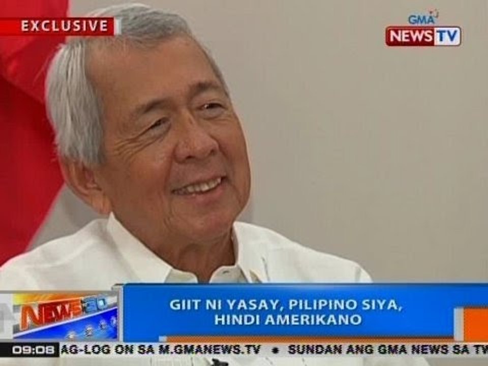 NTG: Giit ni Yasay, Pilipino siya, hindi Amerikano