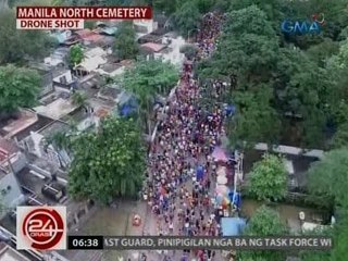 24 Oras: Hanggang 2 milyon, inaasahang dadalaw ngayong Undas sa Manila North Cemetery