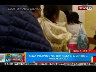 BP: Mga Pilipinong biktima ng lindol, nailikas na