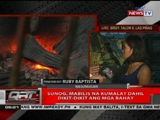 QRT: Sunog, mabilis na kumalat dahil dikit-dikit ang mga bahay