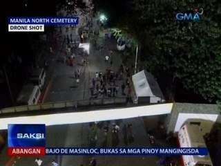 SAKSI: Ilan sa mga dumalaw, magdamagan na sa sementeryo