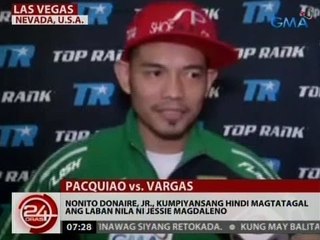 Download Video: 24 Oras: Jessie Vargas, tinutukan ang bilis para sa bakbakan nila ni Pacman