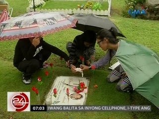 24 Oras: Mga dumadalaw sa Manila Memorial Park, hindi natinag ng ulan