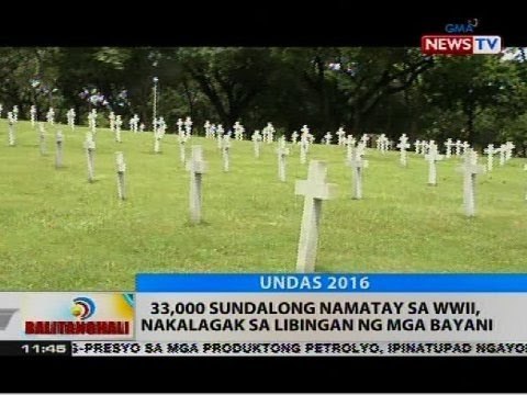 BT: 33,000 sundalong namatay sa WWII, nakalagak sa Libingan Ng Mga Bayani