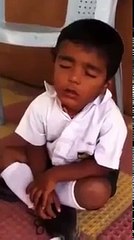school boy sleeping in school very funny