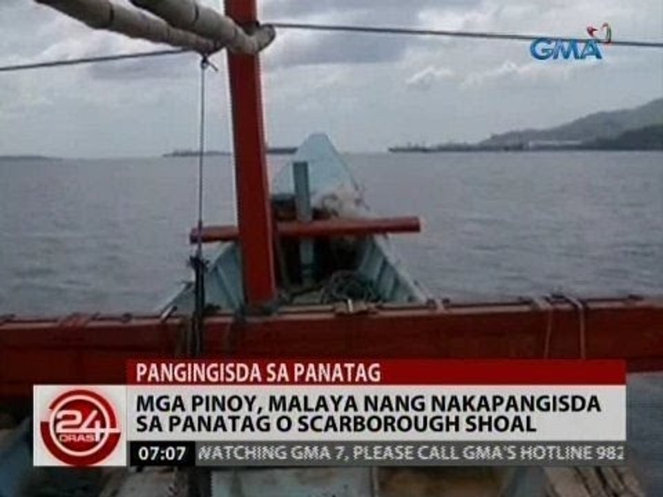24 Oras: Mga Pinoy, malaya nang nakapangisda sa Panatag Shoal