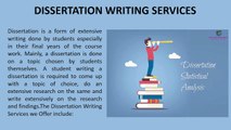 Dissertation writing services - Dissertation Writing Experts