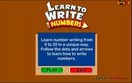 Learn to Write Numbers   Preschool Number Writing Game