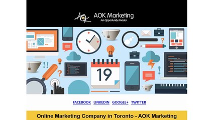 Online Marketing Company in Toronto - AOK Marketing
