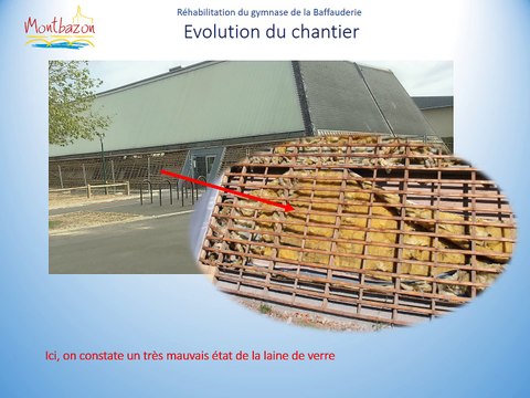 Suivi du chantier de réhabilitation du gymnase de Montbazon