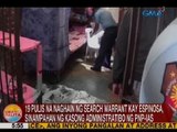 UB: 19 pulis na naghain ng search warrant kay Espinosa, sinampahan ng kasong administratibo