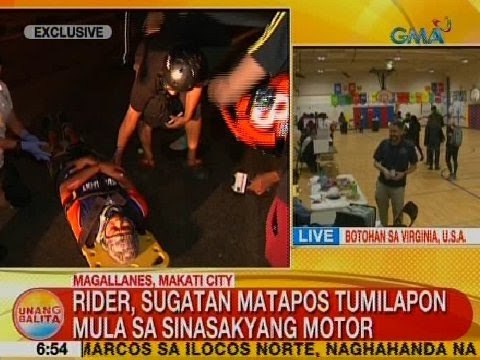 UB: Rider, sugatan matapos tumilapon mula sa sinasakyang motor sa Makati