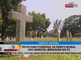 Petisyong pumipigil sa hero's burial kay Marcos, ibinasura ng SC