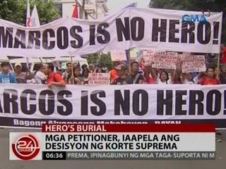 24 Oras: Mga petitioner, iaapela ang desisyon ng Korte Suprema