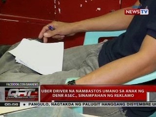 Uber driver na nambastos umano sa anak ng DENR Asec., sinampahan ng reklamo