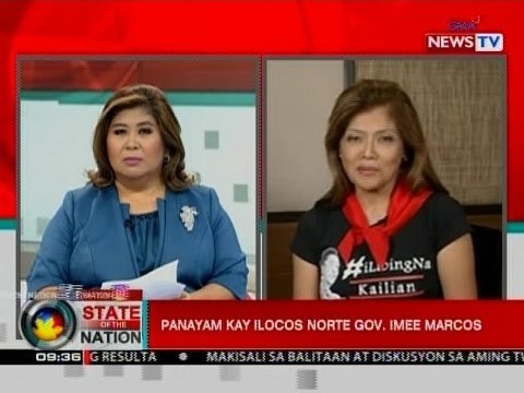 SONA: Panayam kay Ilocos Norte Gov. Imee Marcos