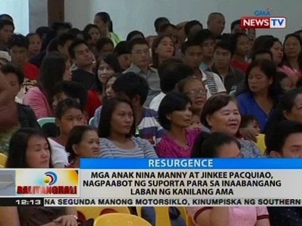 Mga anak nina Manny at Jinkee, nagpaabot ng suporta para sa inaabangang laban ng kanilang ama