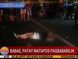 UB: Babae, patay matapos pagbabarilin sa Maynila