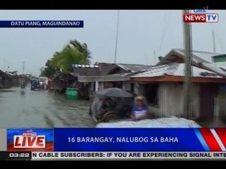 NTVL: 16 barangay, nalubog sa baha