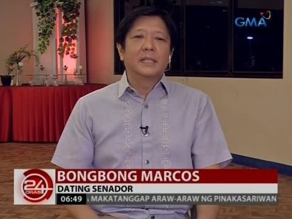 Sen. Bongbong Marcos - Pamilya Marcos, nagpapasalamat na pumabor ang SC sa Marcos hero's burial
