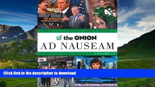 READ THE NEW BOOK The Onion Ad Nauseam: Complete News Archives Volume 14 PREMIUM BOOK ONLINE