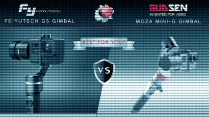 FeiyuTech-G5 Gimbal vs. Moza Mini-G Gimbal