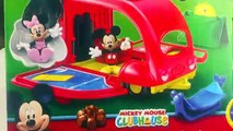Mickey Mouse Clubhouse Se Va de Camping con Peppa Pig y George Minnie Mouse Elsa Juguetes en Español
