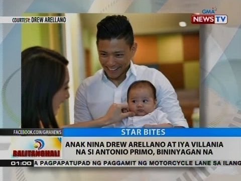 BT: Anak nina Drew Arellano at Iya Villania na si Anotonio Primo, bininyagan na