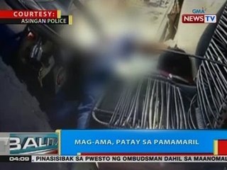 BP: Mag-ama, patay sa pamamaril