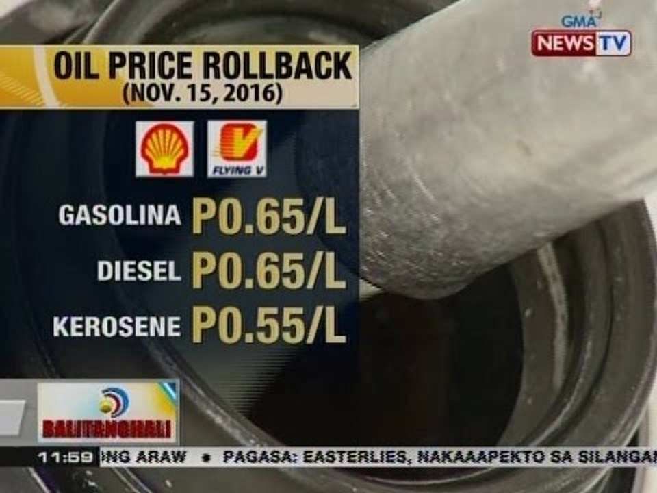 BT: Oil price rollback