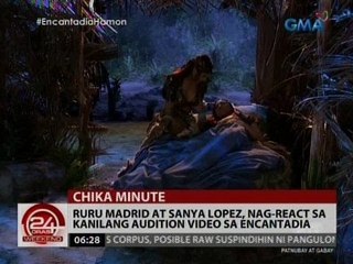 24 Oras: Ruru Madrid at Sanya Lopez, nag-react sa kanilang audition video sa Encantadia