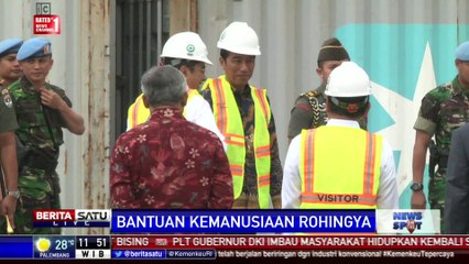Jokowi Lepas Bantuan untuk Rohingya