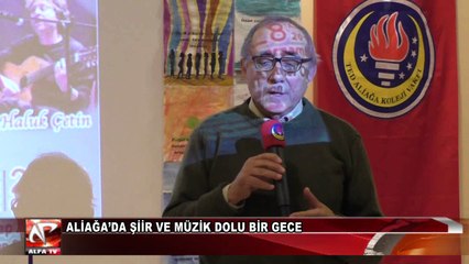 Aliağa’da Şiir Ve Müzik Dolu Bir Gece