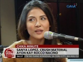 24 Oras: Sanya Lopez, crush material ayon kay Rocco Nacino