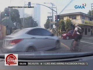 24 Oras: Ilang banggaan sa intersection, na-huli cam