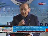 Malacañang: Personal na desisyon ng pamilya Marcos ang paglibing kay ex-Pres. Marcos ngayong araw