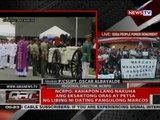 NCRPO: Kahapon lang nakuha ang eksaktong oras at petsa ng libing ni dating Pangulong Marcos