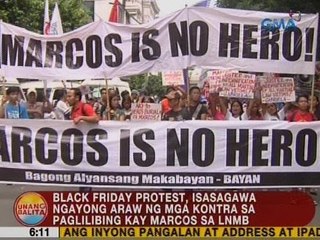 UB: Black Friday Protest, isasagawa ngayon ng mga kontra sa paglilibing kay Marcos sa LNMB