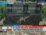 BT: 21-gun salute, iginawad kay dating pangulong Marcos