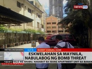 BT: Eskwelahan sa Maynila, nabulabog ng bomb threat