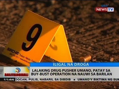 BT: Lalaking drug pusher umano, patay sa buy-bust operation na nauwi sa barilan