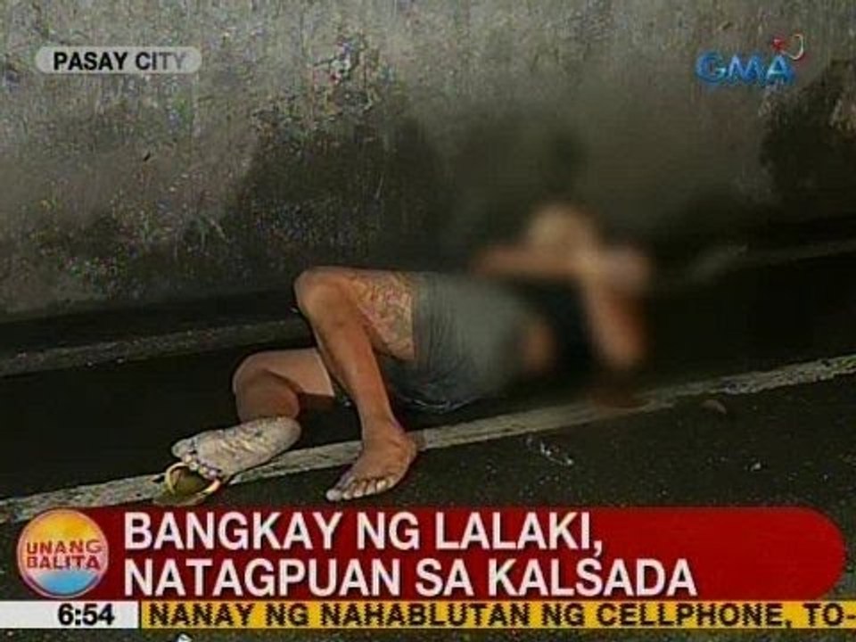 UB: Bangkay ng lalaki, natagpuan sa kalsada sa Pasay