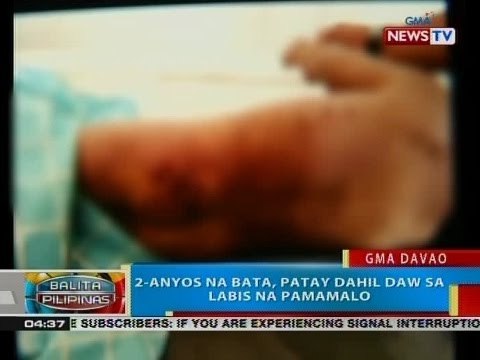 BP: 2-anyos na bata, patay dahil daw sa labis na pamamalo